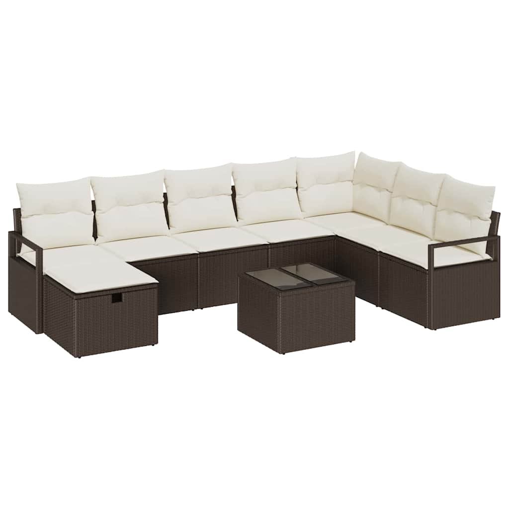 Set di divani con cuscino 6 pcs polyrattan