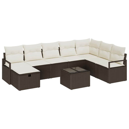 Set di divani con cuscino 6 pcs polyrattan