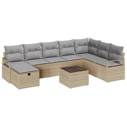 Set di divani con cuscino 5 pcs polyrattan