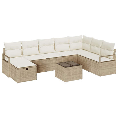 Set di divani con cuscino 5 pcs polyrattan