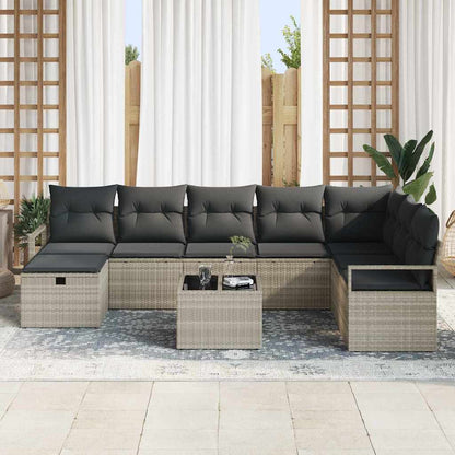 Set di divani con cuscino 5 pcs polyrattan