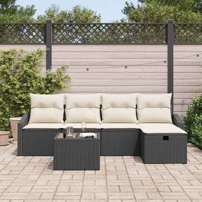 Set di divani con cuscino 5 pcs polyrattan