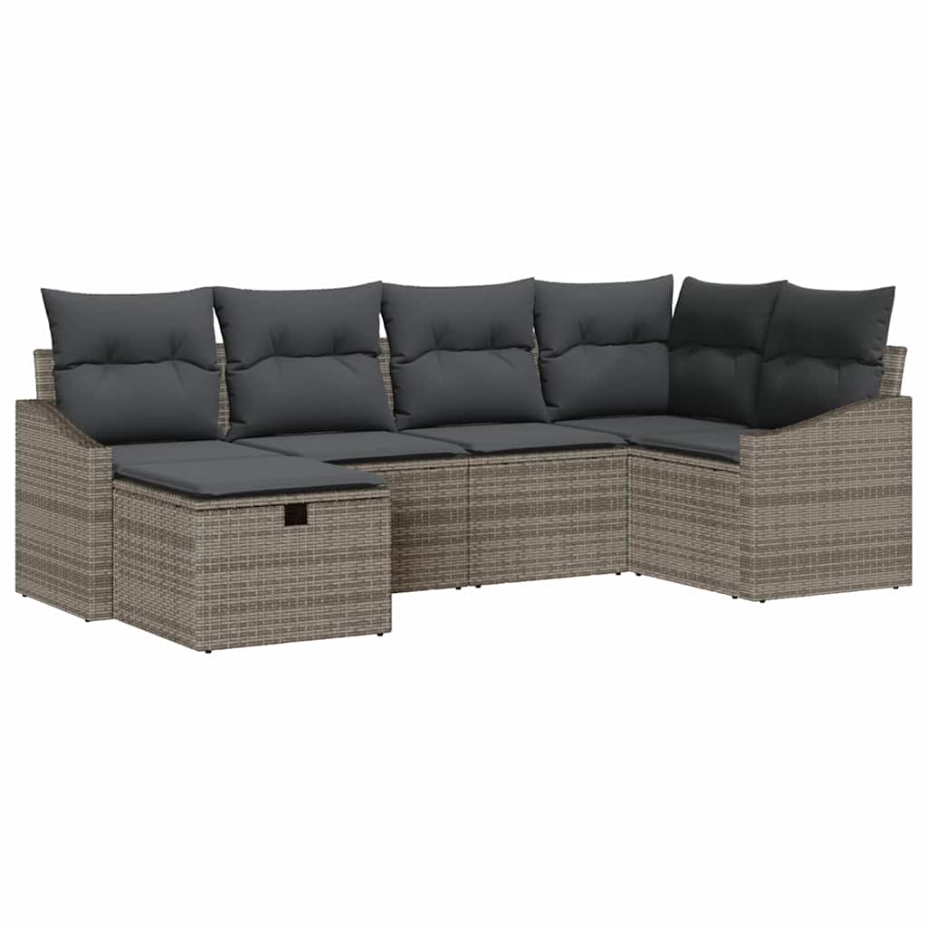 Set di divani con cuscino 7 pcs polyrattan