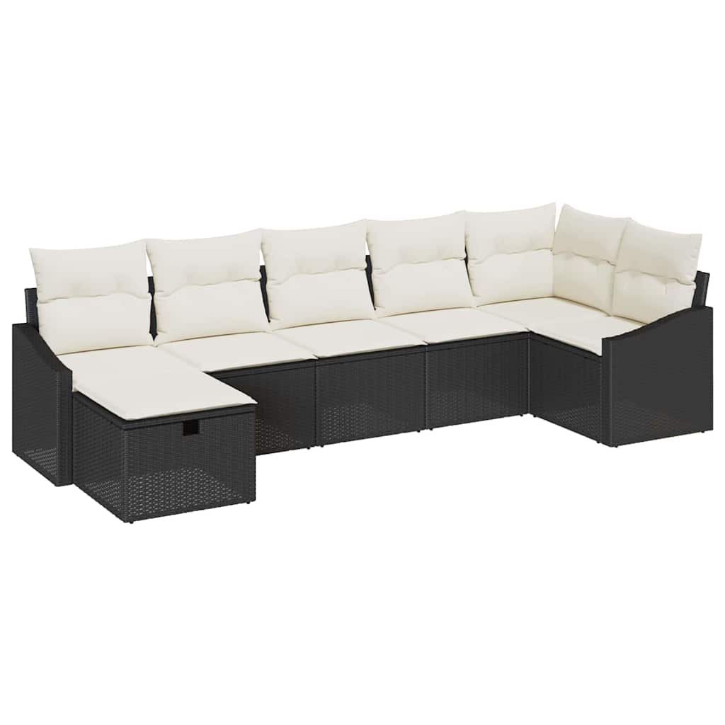 Set di divani con cuscino 7 pcs polyrattan