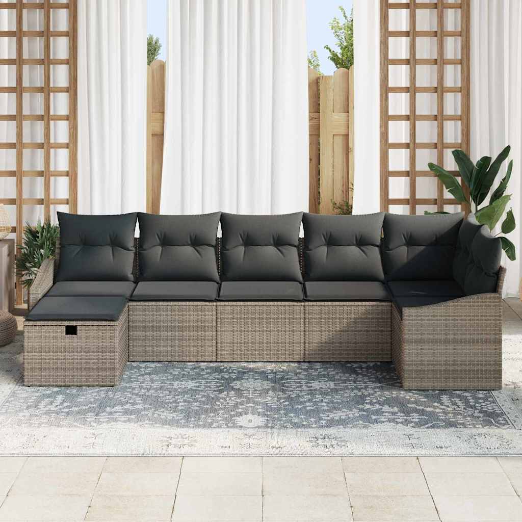 Set di divani con cuscino 8 pcs polyrattan