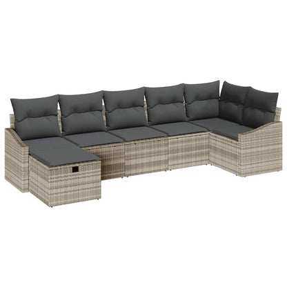 Set di divani con cuscino 8 pcs polyrattan
