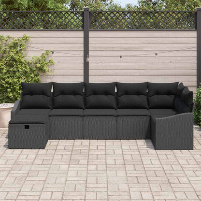 Set di divani con cuscino 7 pcs polyrattan