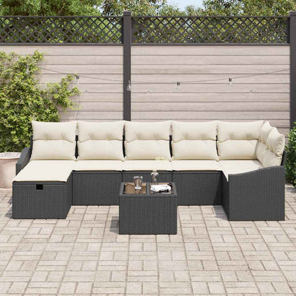 Set di divani con cuscino 7 pcs polyrattan