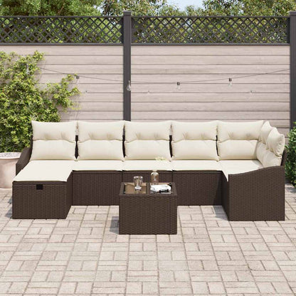 Set di divani con cuscino 7 pcs polyrattan