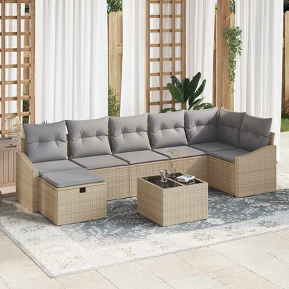 Set di divani con cuscino 7 pcs polyrattan