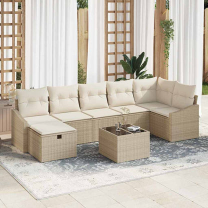 Set di divani con cuscino 7 pcs polyrattan