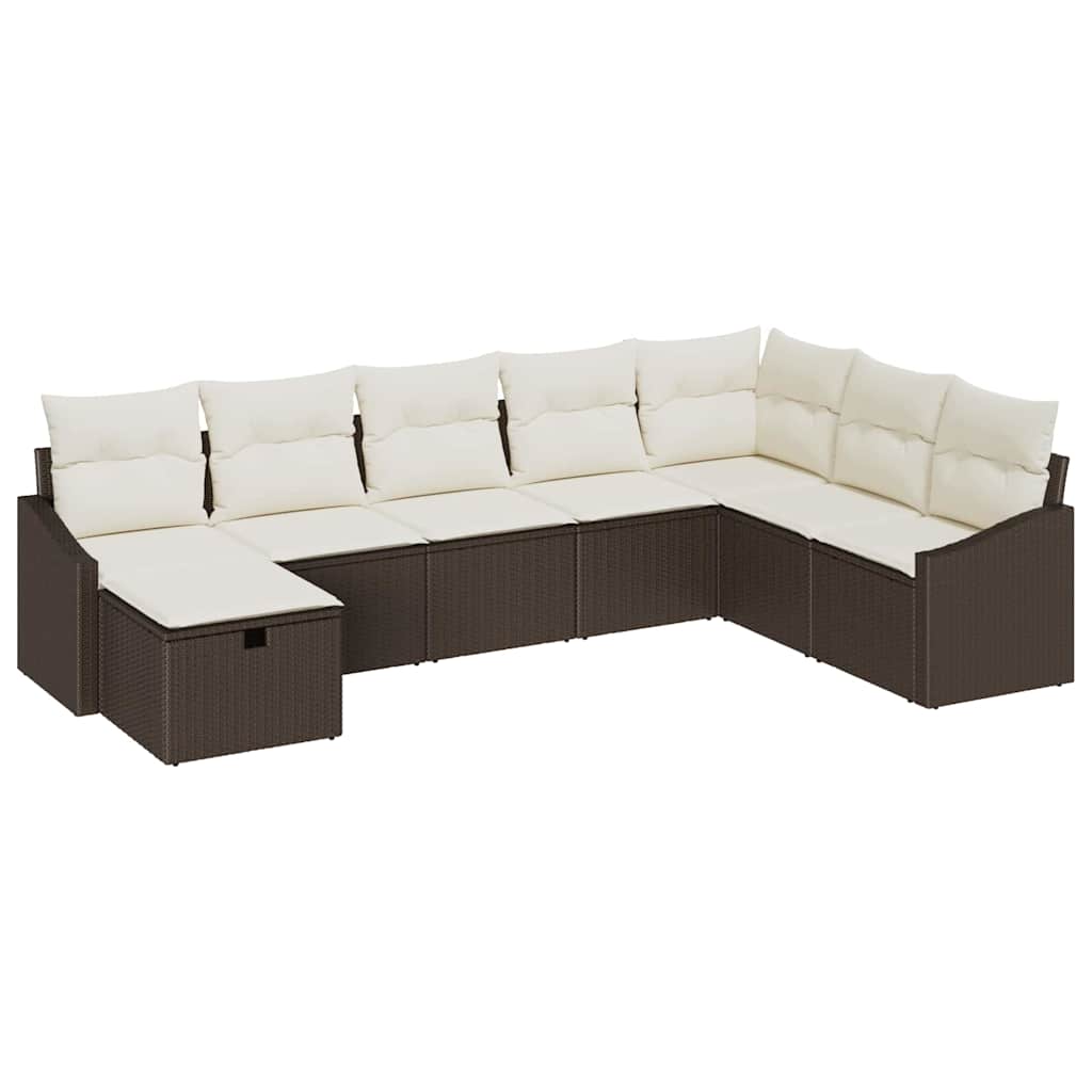 Set di divani con cuscino 9 pcs polyrattan