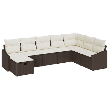 Set di divani con cuscino 9 pcs polyrattan