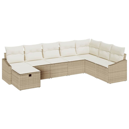 Set di divani con cuscino 8 pcs polyrattan
