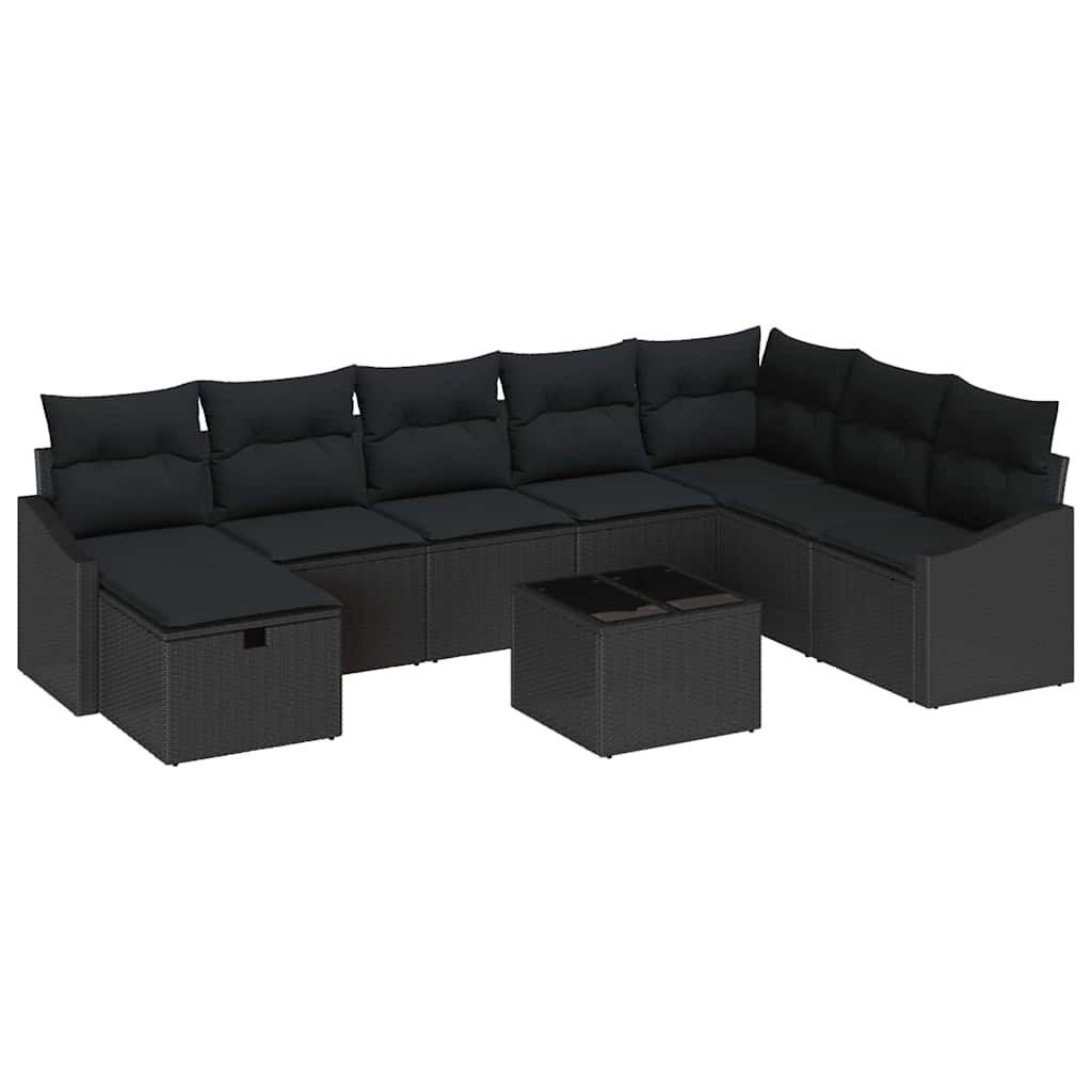 Set di divani con cuscino 8 pcs polyrattan