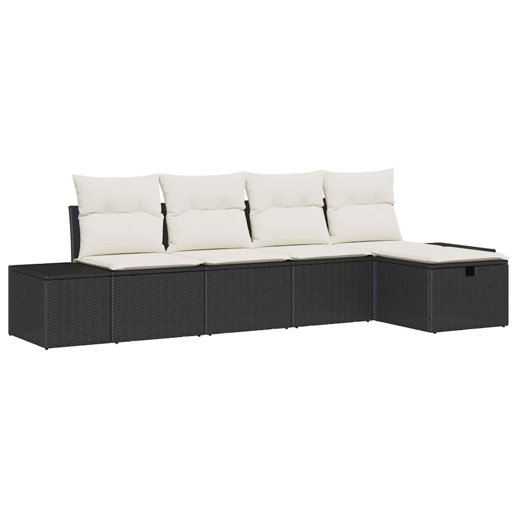Set di divani con cuscino 5 pcs polyrattan