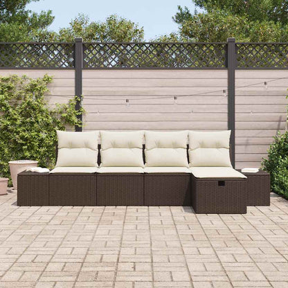 Set di divani con cuscino 6 pcs polyrattan