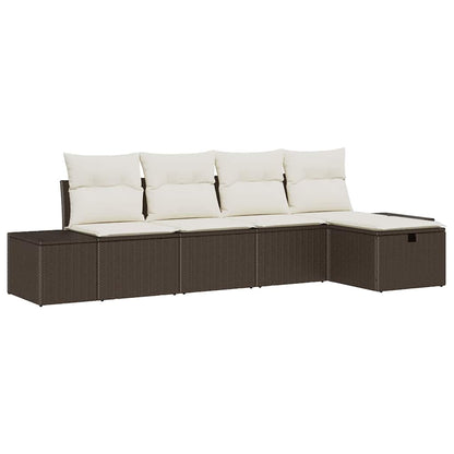 Set di divani con cuscino 6 pcs polyrattan