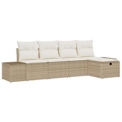 Set di divani con cuscino 5 pcs polyrattan