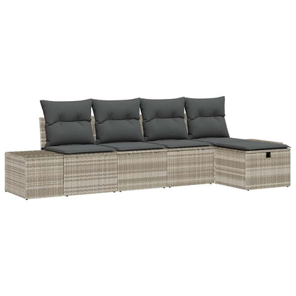 Set di divani con cuscino 6 pcs polyrattan