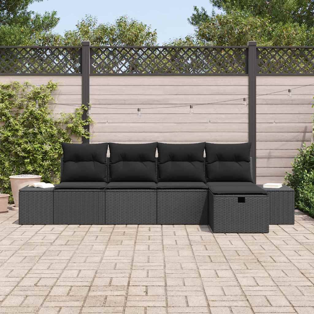 Set di divani con cuscino 6 pcs polyrattan