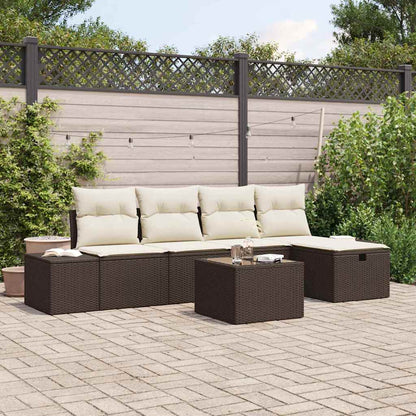Set di divani con cuscino 6 pcs polyrattan