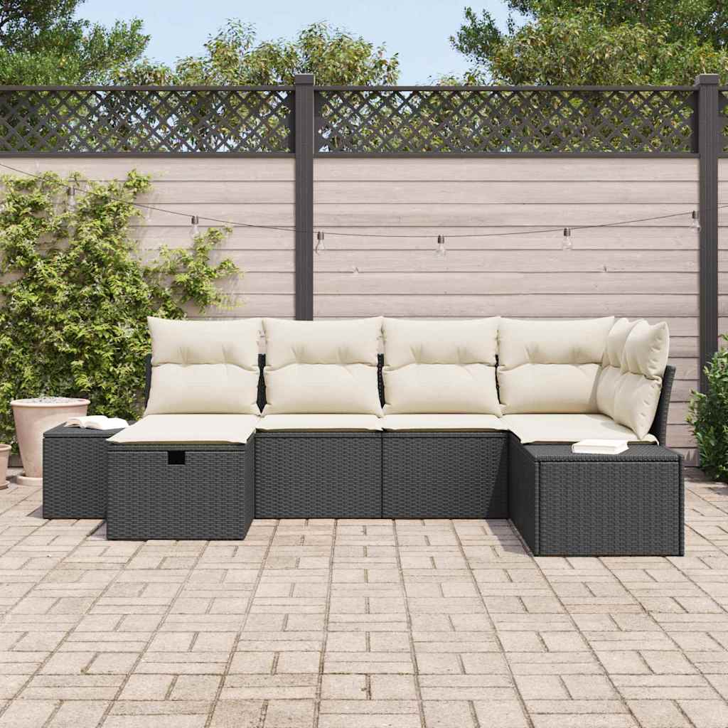 Set di divani con cuscino 7 pcs polyrattan