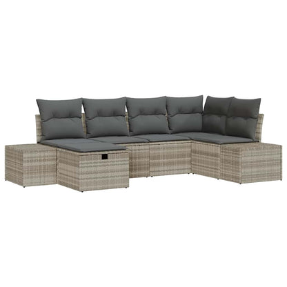 Set di divani con cuscino 7 pcs polyrattan