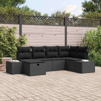 Set di divani con cuscino 6 pcs polyrattan