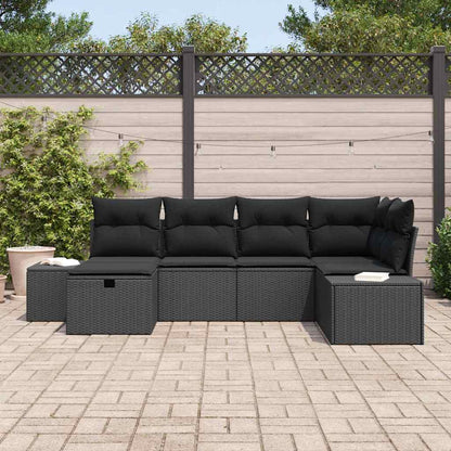Set di divani con cuscino 6 pcs polyrattan