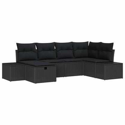 Set di divani con cuscino 6 pcs polyrattan