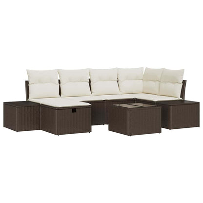 Set di divani con cuscino 7 pcs polyrattan