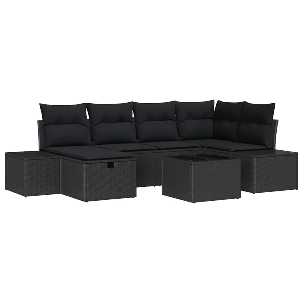 Set di divani con cuscino 6 pcs polyrattan