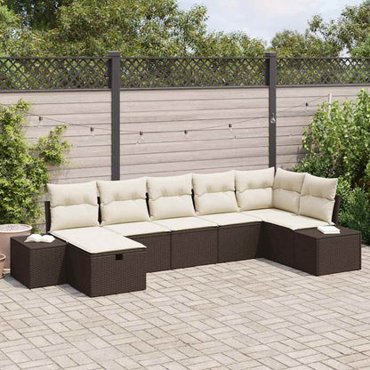 Set di divani con cuscino 7 pcs polyrattan