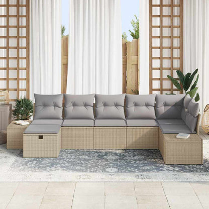 Set di divani con cuscino 7 pcs polyrattan