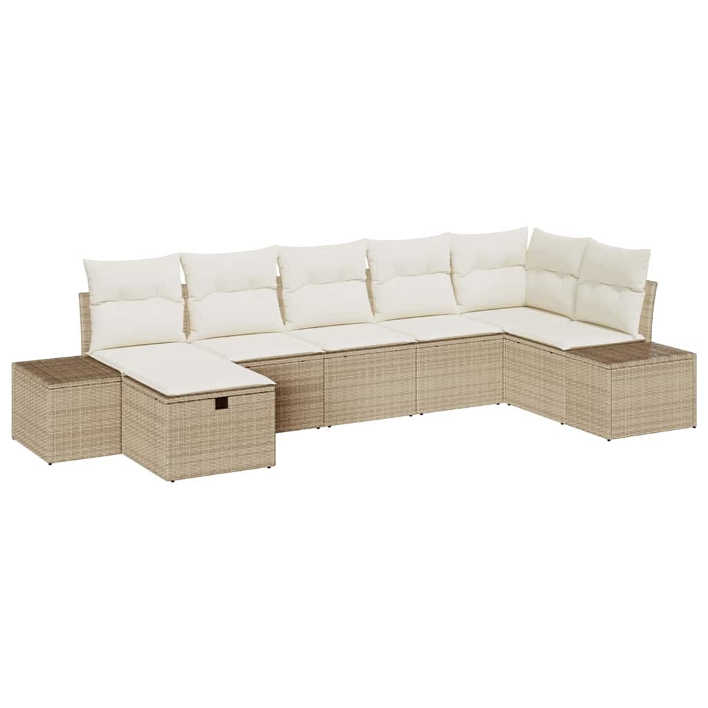 Set di divani con cuscino 7 pcs polyrattan
