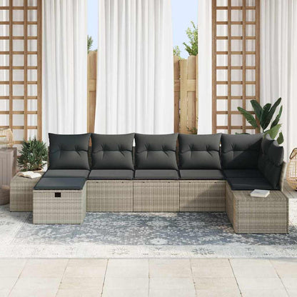 Set di divani con cuscino 8 pcs polyrattan
