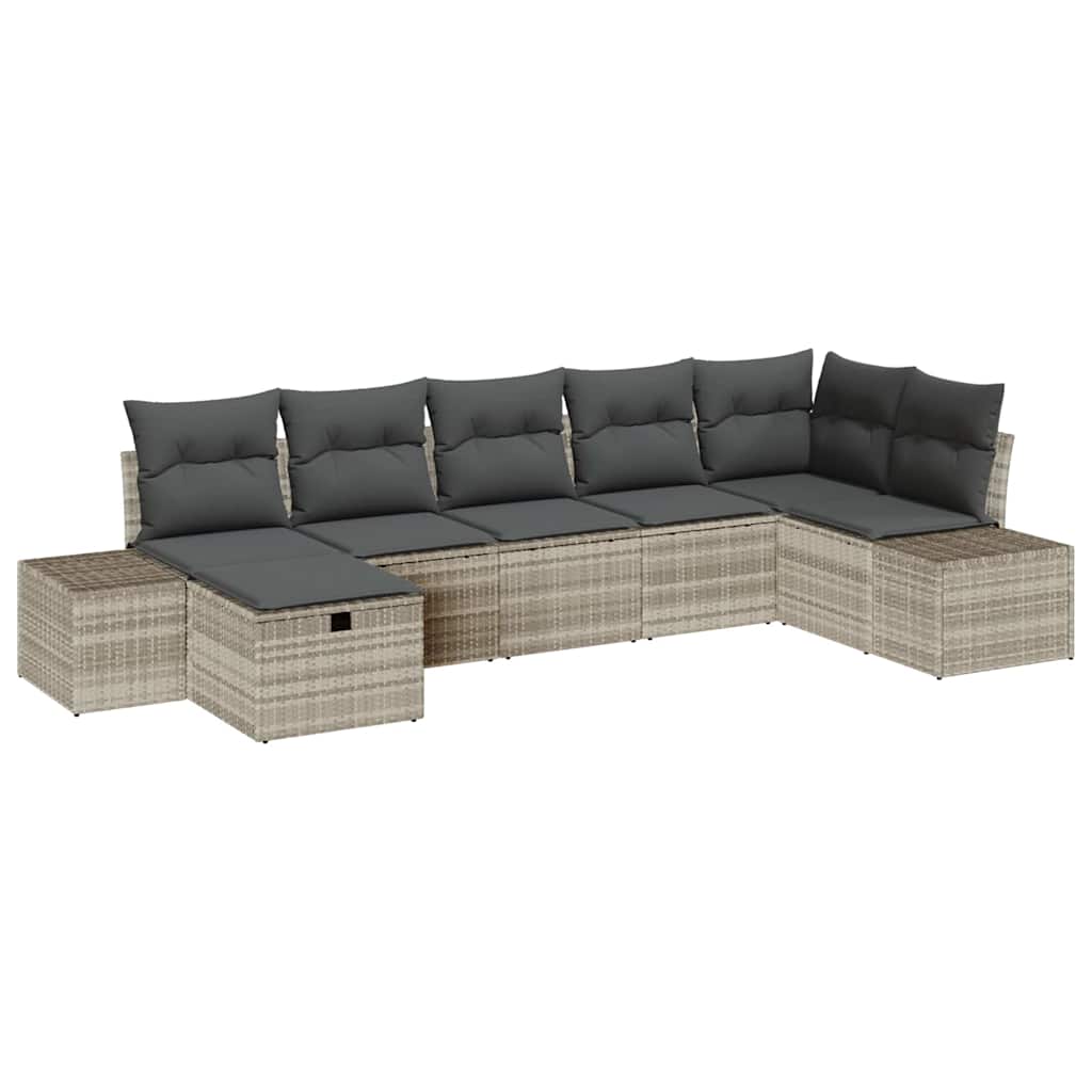 Set di divani con cuscino 8 pcs polyrattan