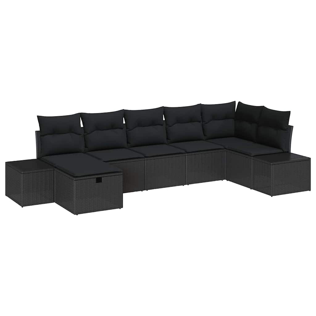 Set di divani con cuscino 7 pcs polyrattan