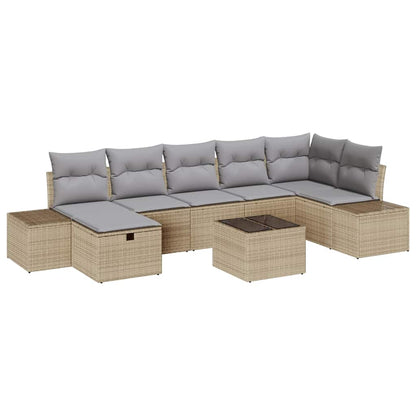 Set di divani con cuscino 7 pcs polyrattan