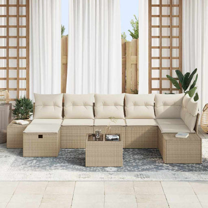 Set di divani con cuscino 8 pcs polyrattan