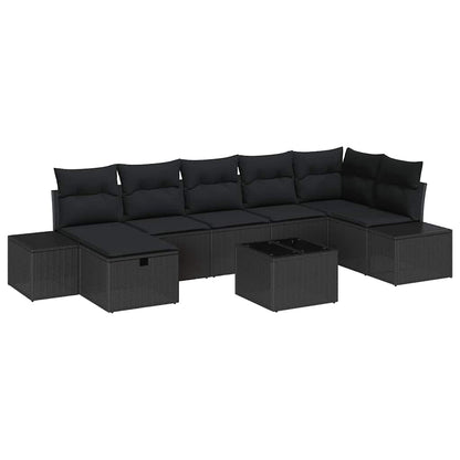 Set di divani con cuscino 8 pcs polyrattan