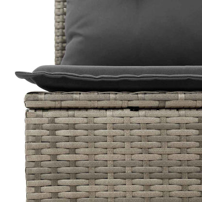 Set Divano da Giardino con cuscino 12 pcs Grigio