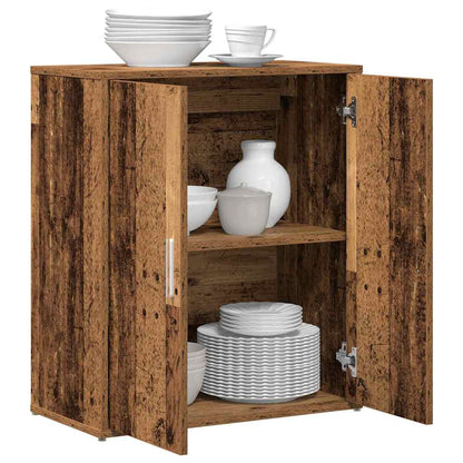 Credenza 2 pcs Legno vecchio 60 x 31 x 70 cm Legno multistrato