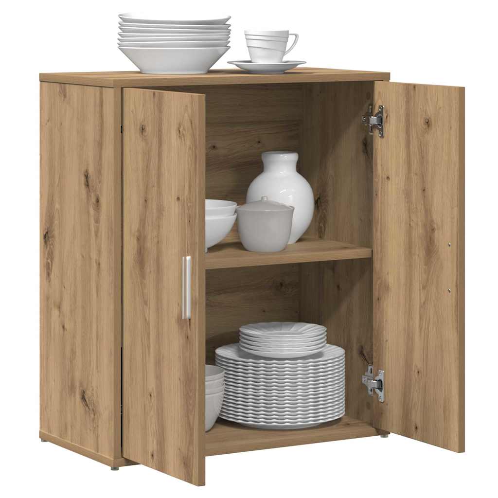 Credenza 2 pcs Rovere artigianale 60 x 31 x 70 cm