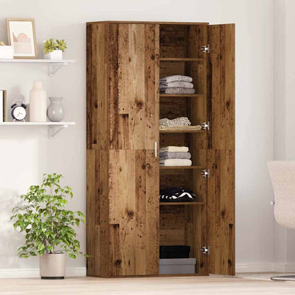 Highboard Legno vecchio 80 x 35 x 180 cm Legno multistrato