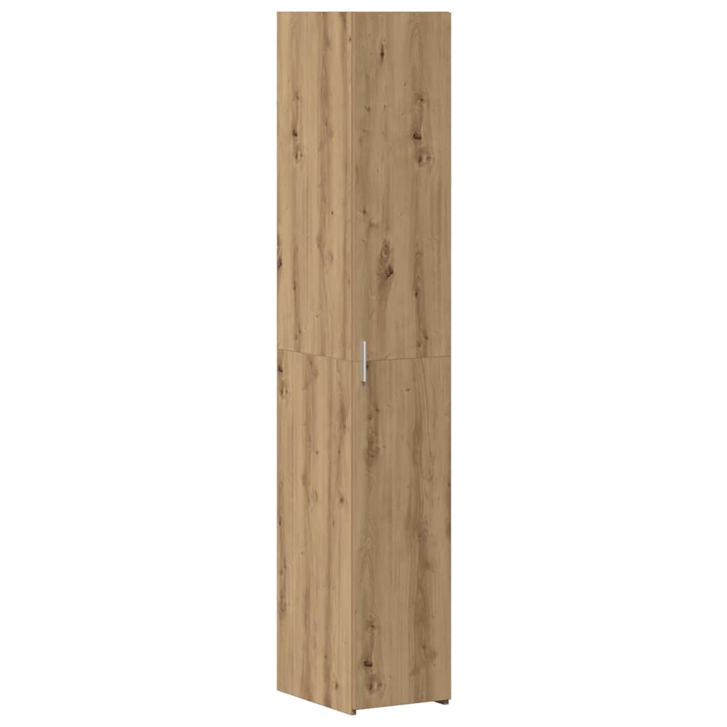 Credenza 2 pcs Rovere artigianale 30 x 42,5 x 185 cm
