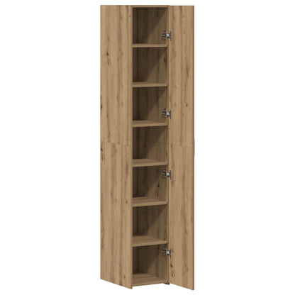 Credenza 2 pcs Rovere artigianale 30 x 42,5 x 185 cm