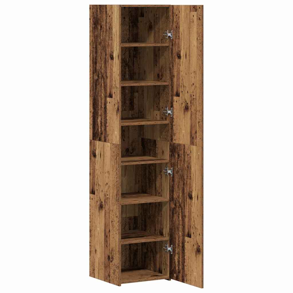 Credenza Legno vecchio 40 x 42,5 x 185 cm