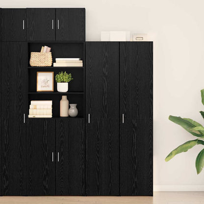 Credenza Rovere Nero 40 x 42,5 x 185 cm